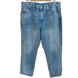 J. Crew Slouchy Boyfriend Jeans Size 31 Straight Leg Medium Wash Blue